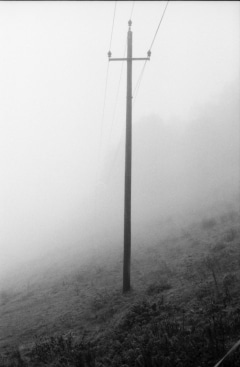 Autumn Morning Fog. Camera: Nikon FE2. Film: Rollei Infrared 400. Developer: Rodinal. Location: Breitenau am Hochlantsch/Austria.