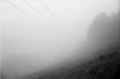 Autumn Morning Fog. Camera: Nikon FE2. Film: Rollei Infrared 400. Developer: Rodinal. Location: Breitenau am Hochlantsch/Austria.