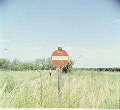 looking at things | abandoned. camera: lubitel 166. film: kodak portra. location: burgenland, austria.