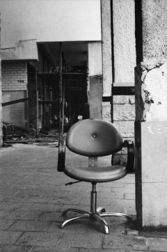 looking at things | abandoned. Camera: Nikon FE.