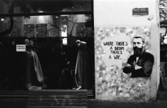 Street Art Tel Aviv, Nikon FE, Kodak Tri-X 400 @ 3200, Rodinal