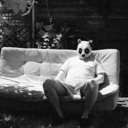 Domestic Panda: Infrared. Camera: Nikon FE. Film: Rollei Infrared IR400. Filter IR760.